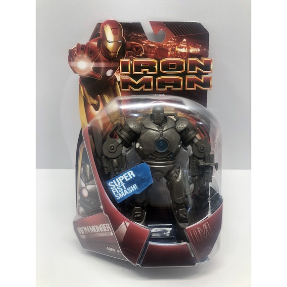 Other - 2008 IRON MAN Monger BLUE Super Fist Smash Action Figure